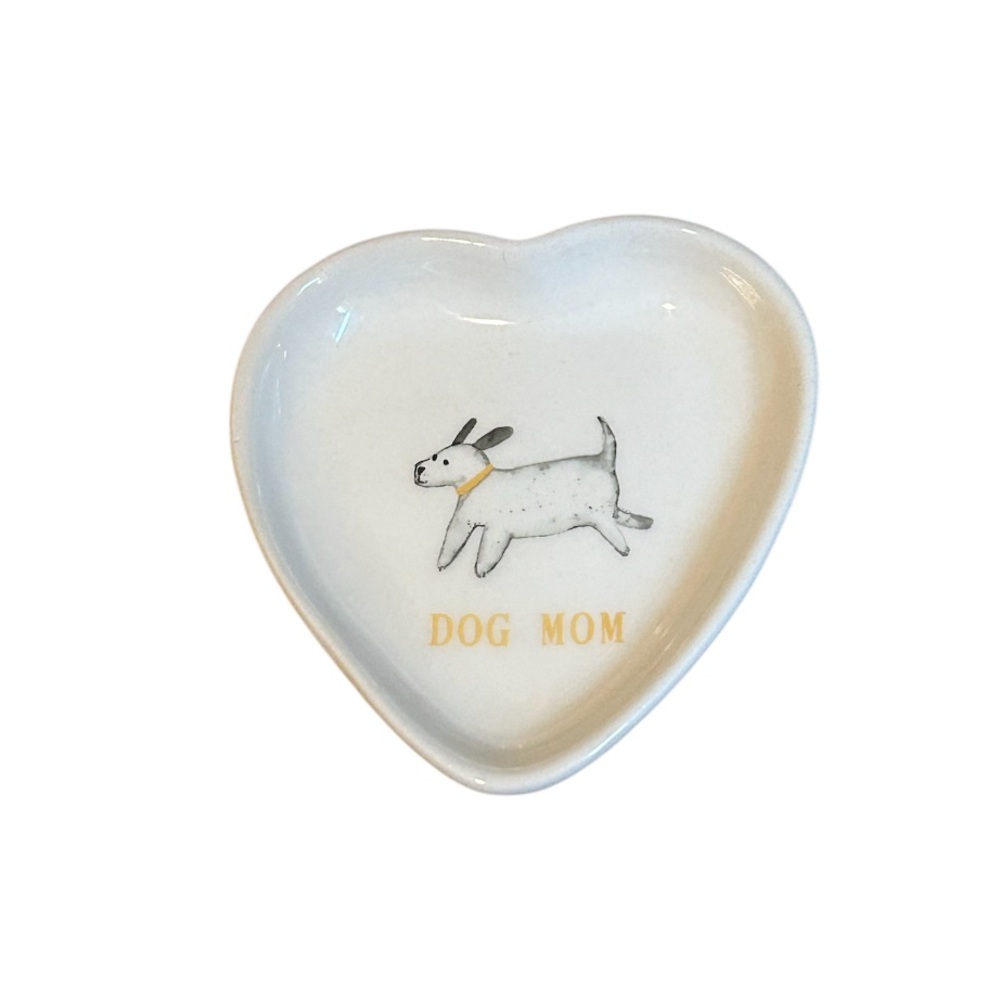 Heart-Shaped Rae Dunn Jewelry Dish
